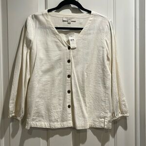 Loft linen shirt.